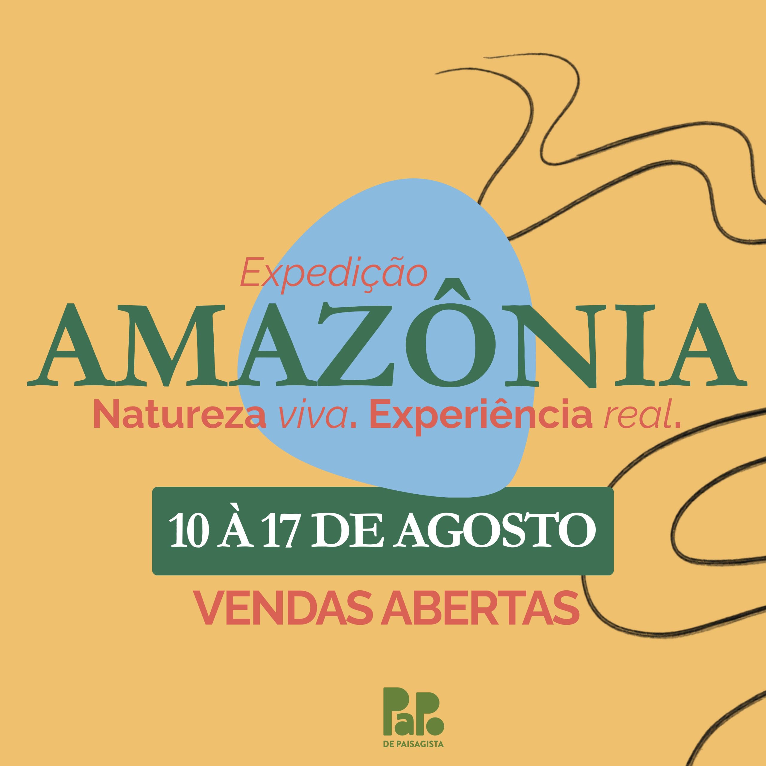 Expedição Amazônia (Cruzeiro do Sul / AC) - de 10 a 17/08/2026